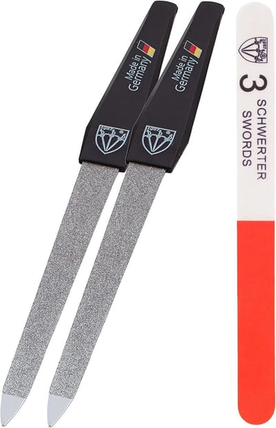 Sapphire Nagelvijlen Set - 2 Stuks met Nagelpolisher voor Perfecte Manicure en Pedicure