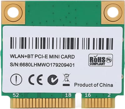 Draadloze Wifi 6E Netwerkkaart voor Laptop met Mini PCIe Aansluiting