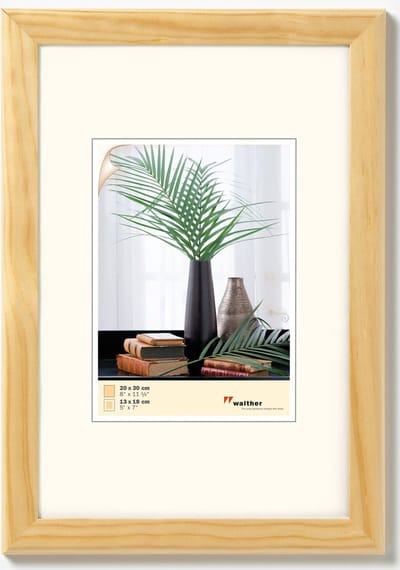 Houten Fotolijst Bologna 10x15 Naturel - Helderglas - 23 mm breed profiel - Goodlife Picture Frames