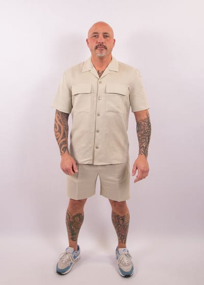 Antony Morato Shirt Panama Regular Fit Linen