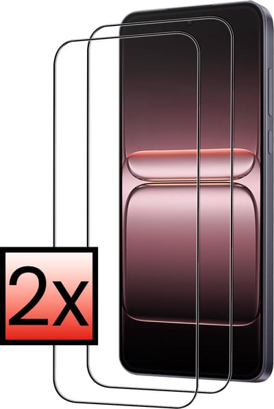 Screenprotector - 2 Stuks - Geschikt voor OnePlus Nord 5 - Full Cover - Beschermglas - Gehard Glas - Tempered Glass - Screen Protector