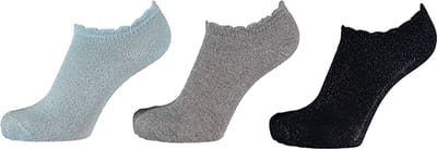 iN ControL 3pack LUREX sneakersocks blue 31/34