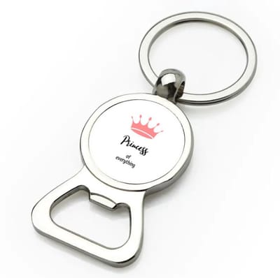 Akyol - princess of everything flesopener - Princess - iemand die zich voelt als een princess - verjaardag - cadeau - kado - geschenk - 9 bij 3 cm