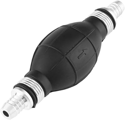 Aramox Benzinepomp, rubber en aluminium, benzinelijn voor benzinepomp, benzinepomp, voor motorboot (12 mm), Standaard