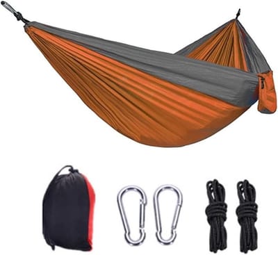 Hangmat Duo - Schommelbed - Outdoor Ontspanning - Hoge Draagkracht - 270x140cm - Oranje