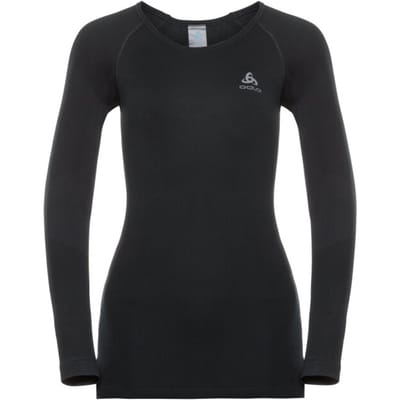 Odlo Suw Top Crew Neck L/S Performance Warm Sportshirt Dames - Black - XS