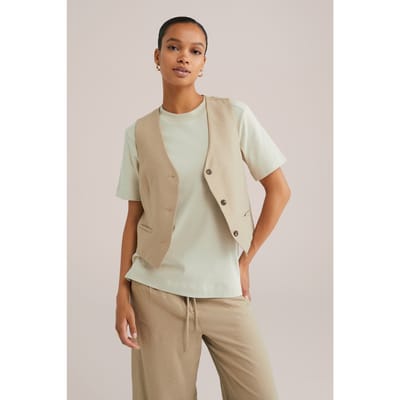 WE Fashion Waistcoat Beige Taglia: 32 | Gilet Outlet | Donna | Marrone