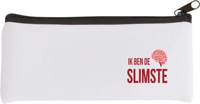 Akyol - ik ben de slimste Etui - Zelfvertrouwen - iemand die heel slim is - quote - cadeautje voor een slim persoon - nerd - kado - cadeau - gift - geschenk - verrassing - slimme mensen - 20 bij 9 cm