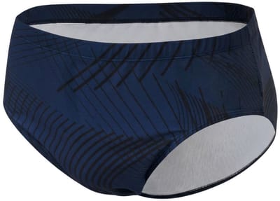 Zwemslip Midnight Lines Blauw - Maat M - Zwemslip Heren Zwart - Swimwearclub