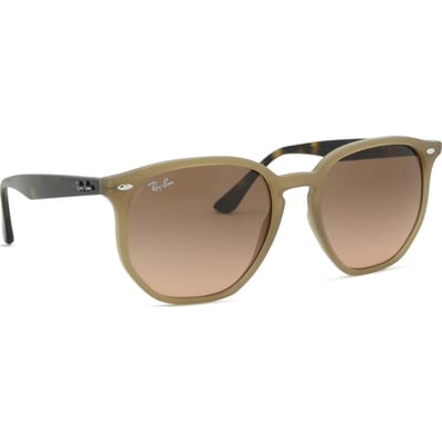 Ray-Ban RB4306 678846 gepolijste tortledove roze gradiÃ«nt grijze zonnebril