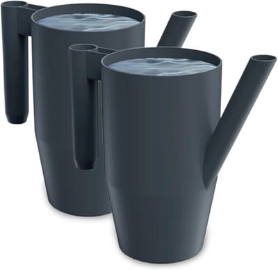 Gieter 2,0 liter voor huis en tuin - robuuste kunststof irrigator voor bloemen en planten - set van 2