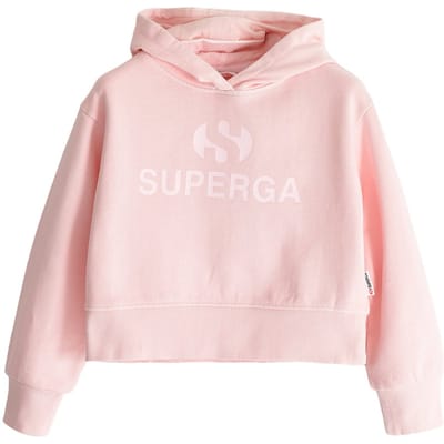 Superga Hoodie met logo voor kinderen (Roze)