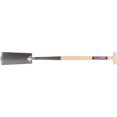 Talen Tools – Draineerspade – Blank gepolijst – Essenhouten steel – 76 cm