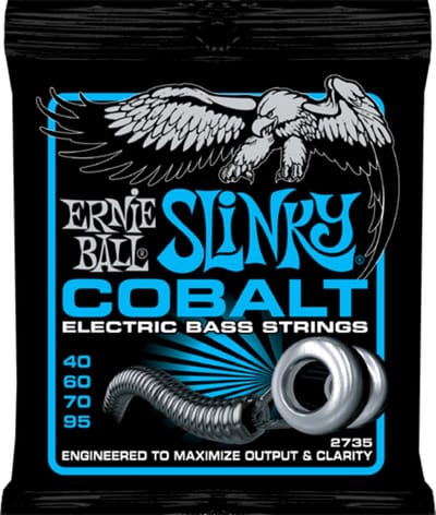 Ernie Ball 2735 Cobalt Extra Slinky Bassnaren (40-95)