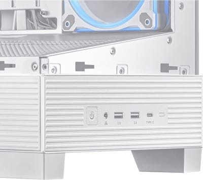 ASUS A31 Plus TG ARGB WHITE - PC Behuizing - Medi Tower - ATX - Micro-ATX - Mini-ITX - Wit