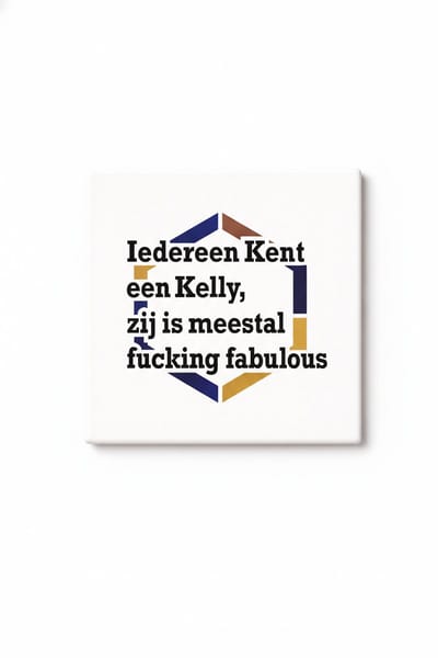 Tegel met Uniek Design | Ontwerp Jouw Eigen Tegel | Handgemaakt Cadeau voor Elk Interieur | Gepersonaliseerd op Aanvraag | Enkel of Grote Bestelling