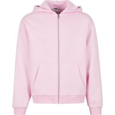 Urban Classics - Fluffy Vest met capuchon - XXL - Roze