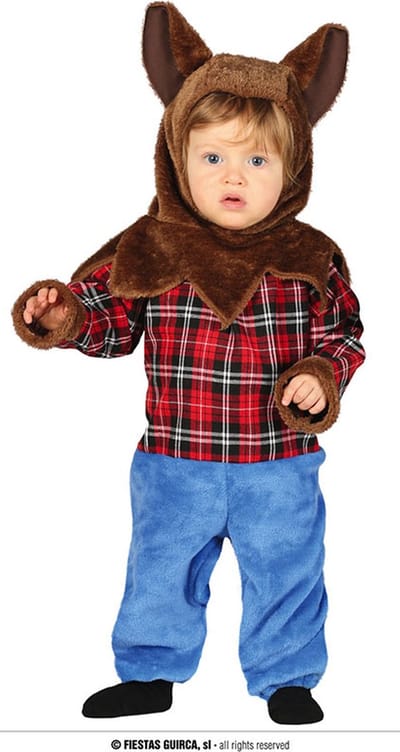 Fiestas Guirca - Baby wolfman (18-24 maanden) - Carnavalskleding - Carnaval - carnavalskleding 2027 - Carnaval kostuum