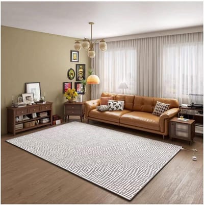 Verwarmde Vloermat - Elektrisch Tapijt - Warmte Creëren - Snelle Verwarming - 120 x 200 cm - Donker