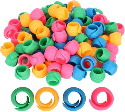 Klosdraadklemmen - Spoelhouderclip - Draden Ordenen - Zachte Siliconen - 100 stuks - Assorti