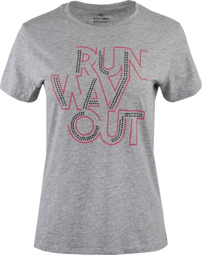 Dames-T-shirt Athl. Dpt Vera Melange Grijs - S