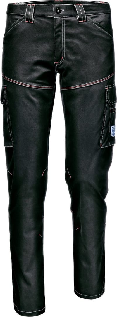 SIR SAFETY SYMBOL STRETCH Werkbroek HEREN Zwart - Vuil & Waterafstotend – Oxford Verstevigingen, Gereedschapszakken, Reflecterende Details & Drievoudige Stiksels