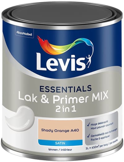 Levis - Essentials Lak & Primer Mix - Shady Orange A40 - Mengverf - 1 L