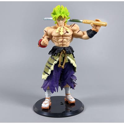 Dragon Ball ZLK Samurai Son Goku Broly Super Saiyan PVC Actiefiguren Anime Figuur Model Speelgoed Verzameling Poppen Ornamenten Cadeau beige