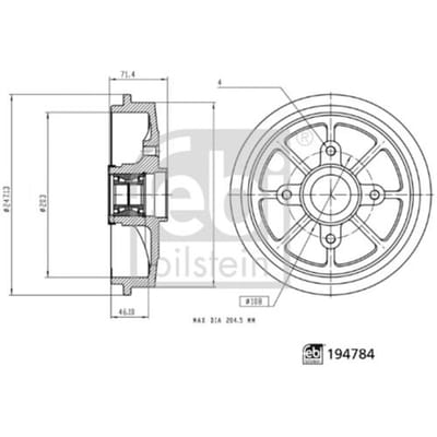 Remtrommel FEBI BILSTEIN 194784