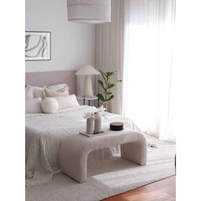Bankje Nuu ribfluweel | Atelier Del Sofa