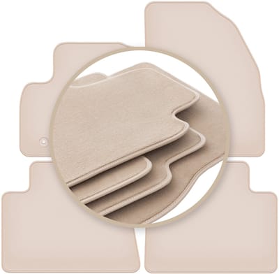 PREMIUM beige vloermatten voor: Ford Kuga MK1 SUV 2011-2013