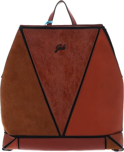 Gabs Leren Vrije tijd rugzak Naoko Momu Sendai Black Shoulder Bag Bruciato Bruine