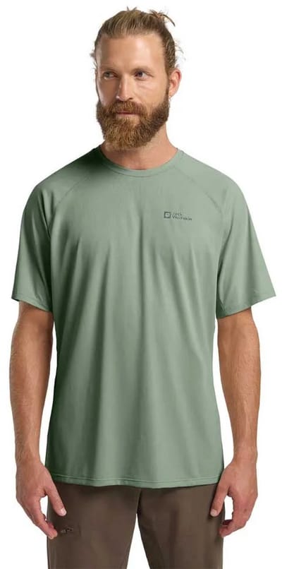 Jack Wolfskin Prelight Swift T-shirt Met Korte Mouwen Groen M Man