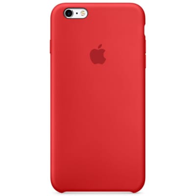 Silicone Backcover voor de Apple iPhone 6(s) Plus - Red