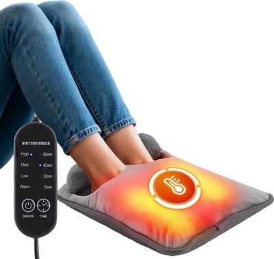 Elektrische Voet Verwarming - Voetenverwarmer - 4 Standen