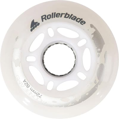 Skate Wielen - Verlichting Wielen - Avond Rijden - Ingebouwde LED's - 72mm 82A - Wit