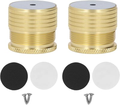 Verstelbare Meubelverhogers - Poten Verhogers - Meubels Verhogen - Stevige Aluminium Constructie - 23-37 Mm - Goud