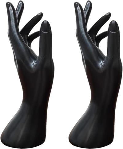 Set van 2 Sieradenhouders in Handvorm voor Armbanden, Kettingen en Ringen - Perfect voor Organisatie en Presentatie