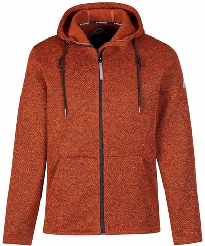 BJØRNSON Jesper Gebreid Vest Heren - 4 Seizoenen - Capuchon - Maat 4XL - Bruin