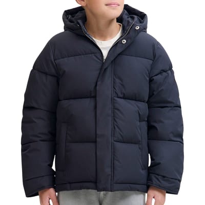 Jack & Jones Orinwood Hood Puffer Winterjas Junior - Maat 128