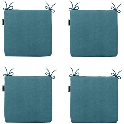 Madison - Zitkussen Panama sea blue - Ca. 40x40 cm - Set van 4