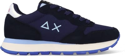 SUN68 Ally Solid Nylon Sneakers - Dames - Blauw - Maat 38