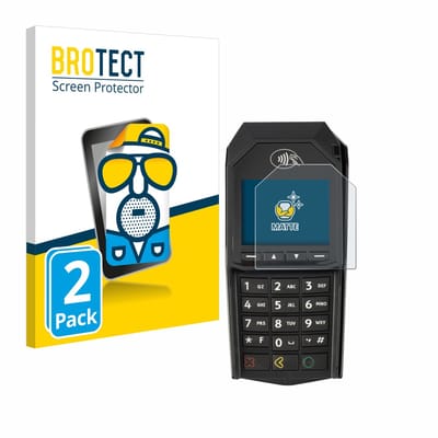 BROTECT - Screenprotector voor ingenico Lane/3000 (non-touch) - Folie Beschermfolie matte 2 Stuks