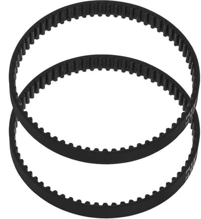 Dailygoody - Aandrijfriem - Stofzuigerriem - 2 stuks - Zwart