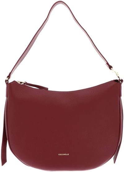 COCCINELLE Leren schoudertas C-Easy Shoulderbag Ribes (rood)paars