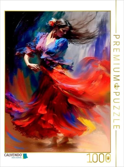 Fotopuzzel 1000 Stukjes Dans: Elegantie en Passie (Formaat 64 x 48 cm)