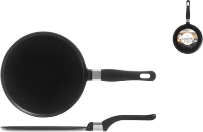 Professionele Crêpemaker met Antiaanbaklaag en Handvat - Aluminium