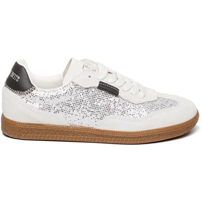 Sneakers van leermix, model 'EMPORIA'