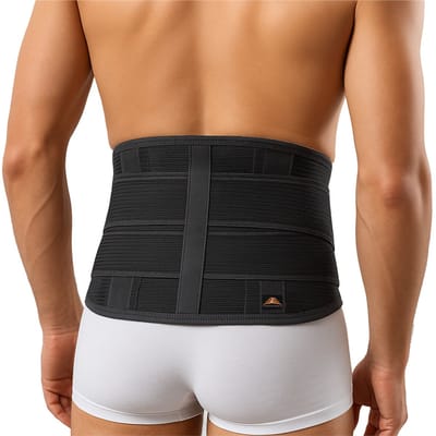 Medical Brace Rugbrace met Pelotte | Rugbrace Onderrug | met Baleinen | Maat: S