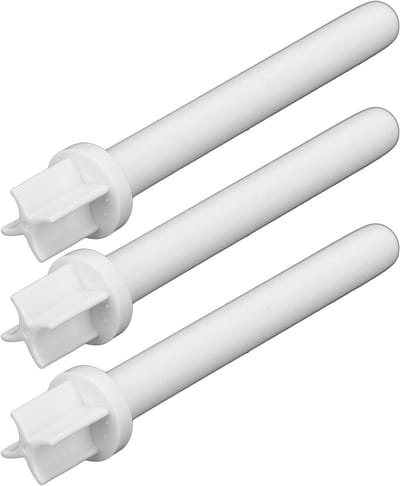 Extra spoelnaalden, witte kunststof spoelhouders, 3 stuks geschikt voor de meeste naaimachines en accessoires